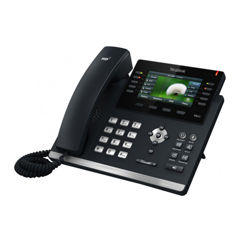 Yealink Yealink SIP-T46G Quick reference user guide