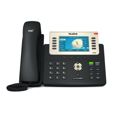 Yealink SIP-T29G User manual