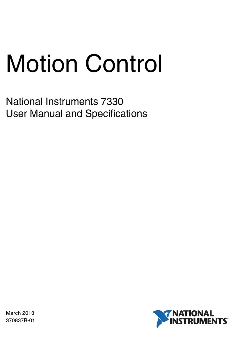 National Instruments 7330 User manual and specifications