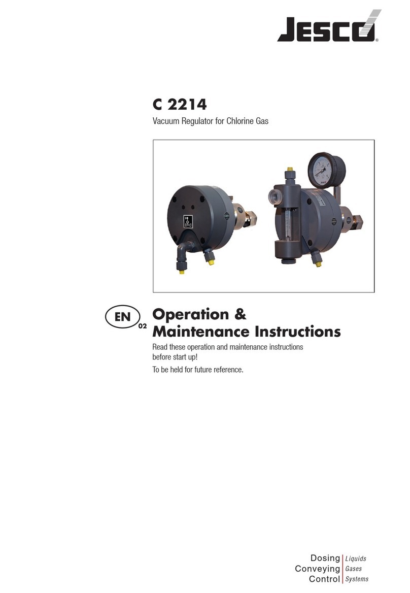 Jesco C 2214 Operation & maintenance instructions