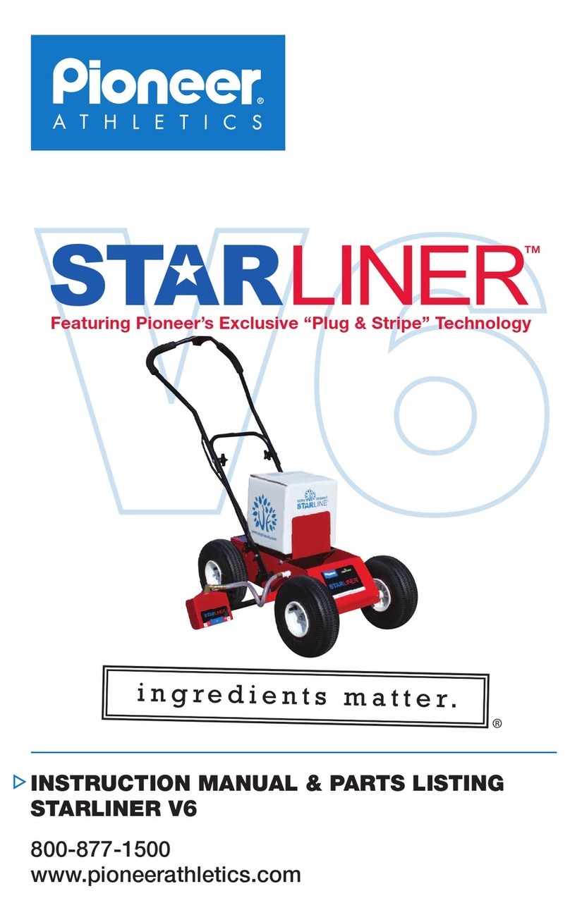 Pioneer Athletics STARLINER V6 Instruction manual & parts list