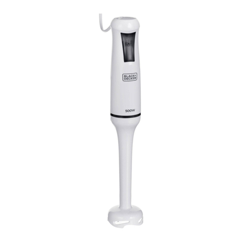BLACK DECKER BXHB500E User manual