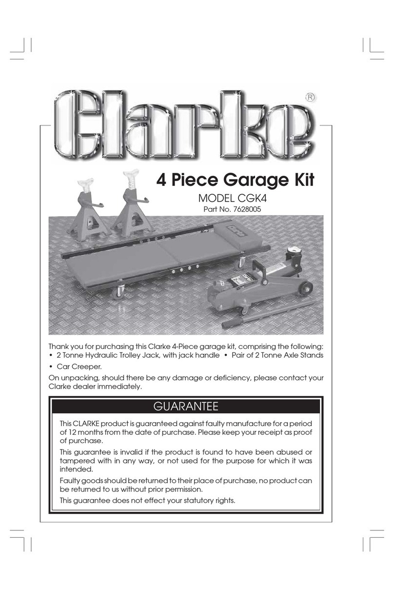 Clarke CGK4 User manual Clarke CGK4 User manual