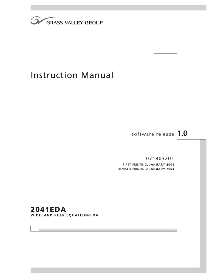 GRASS VALLEY 2041EDA User manual