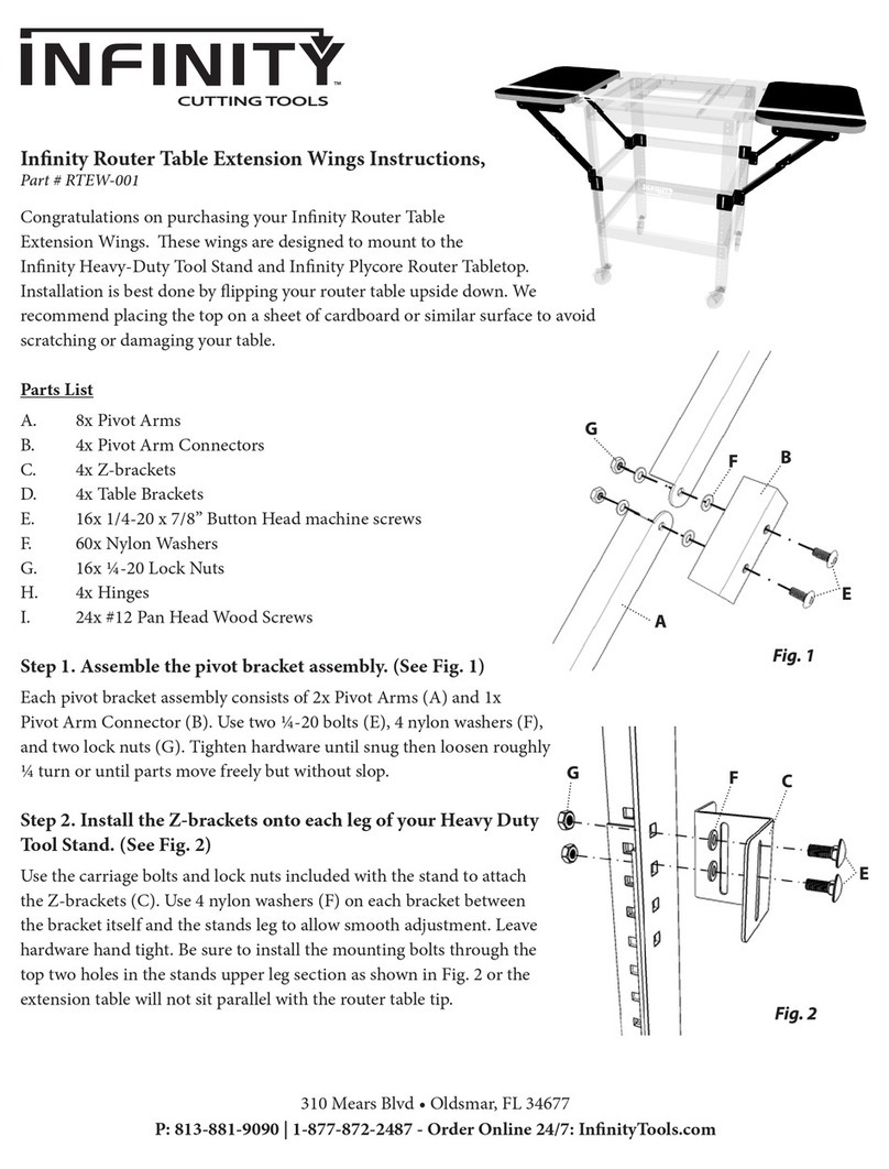 Infinity RTEW-001 User manual