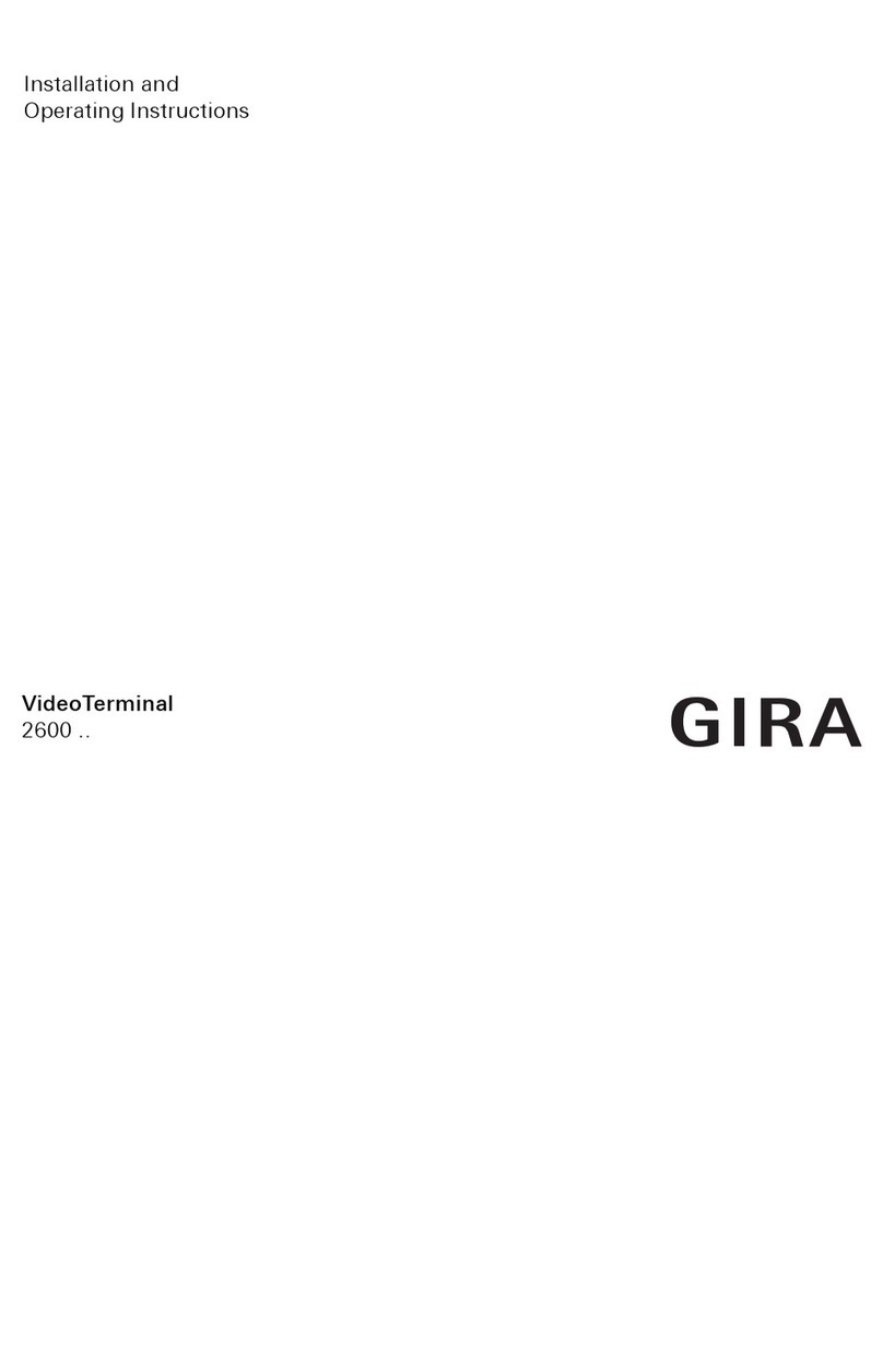 Gira 2600 Series User manual