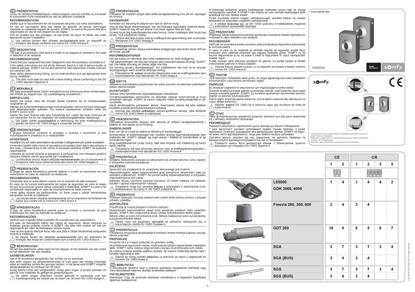 SOMFY 5059202A quick guide