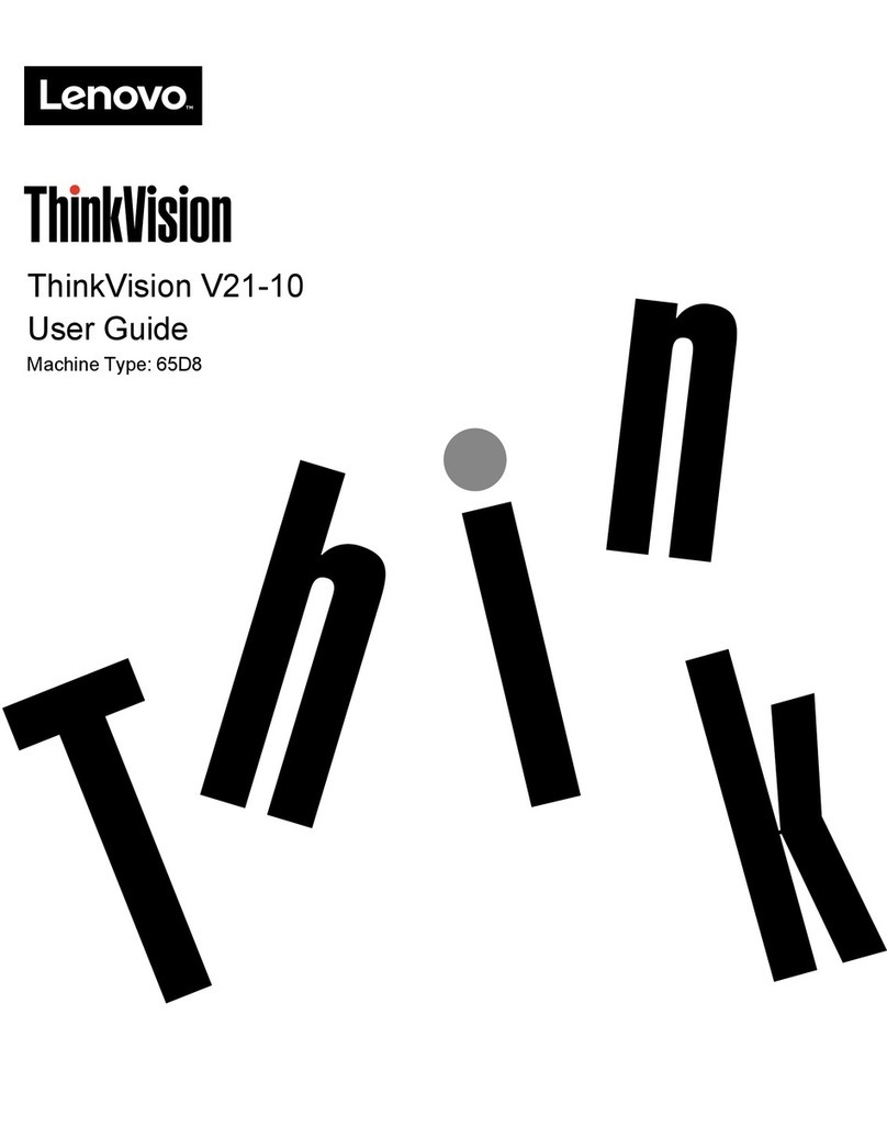 Lenovo ThinkVision V21-10 User manual