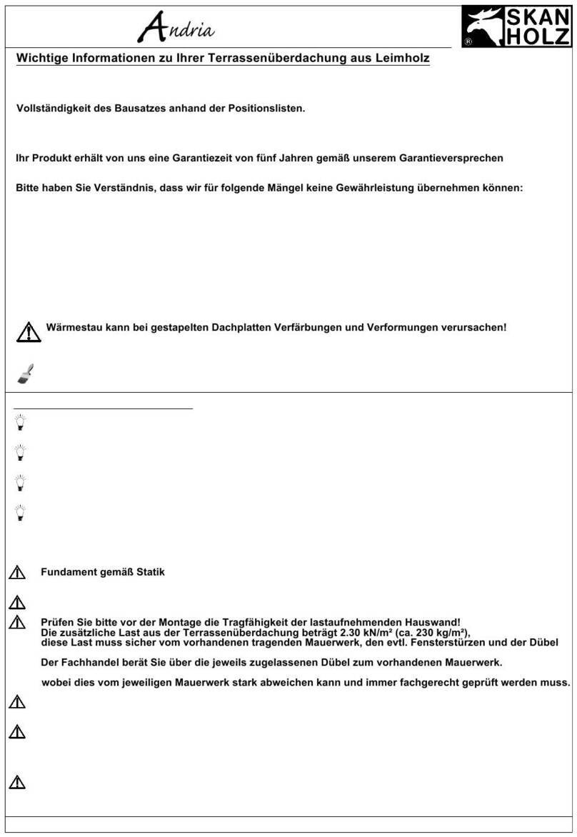 Skanholz Andria Assembly instructions
