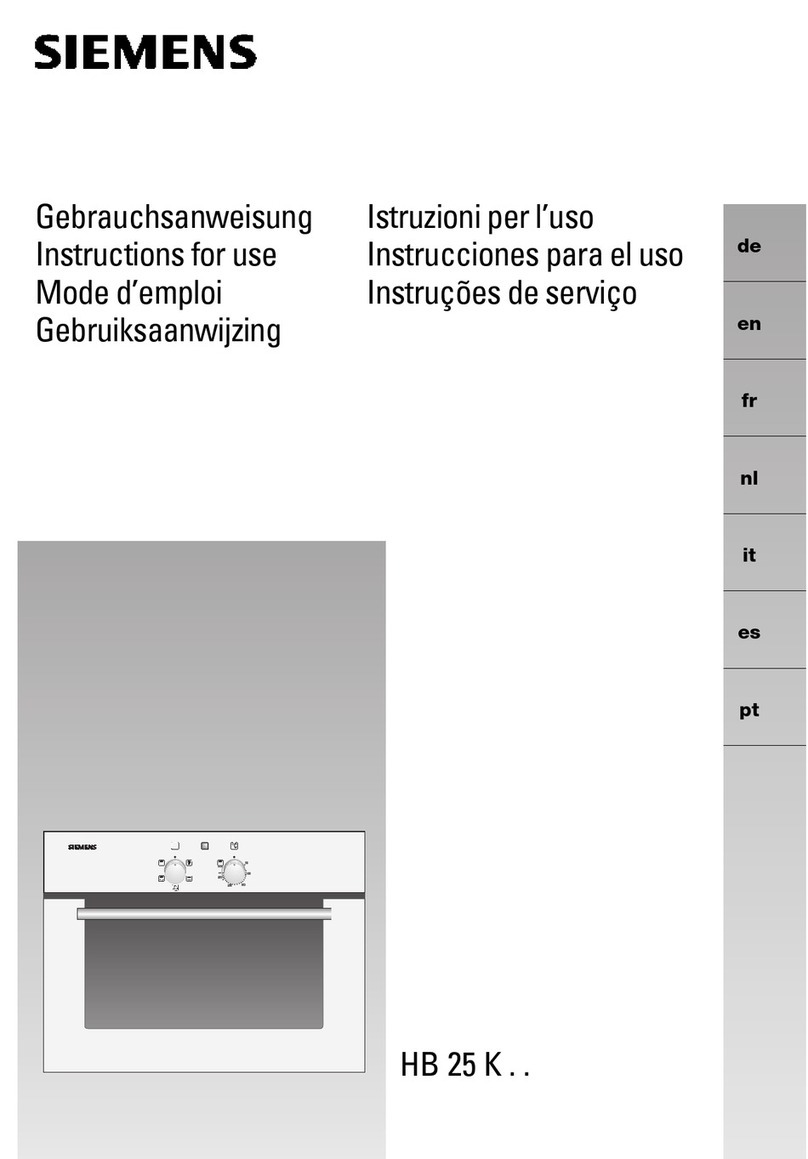Siemens HB 25 K Series User manual