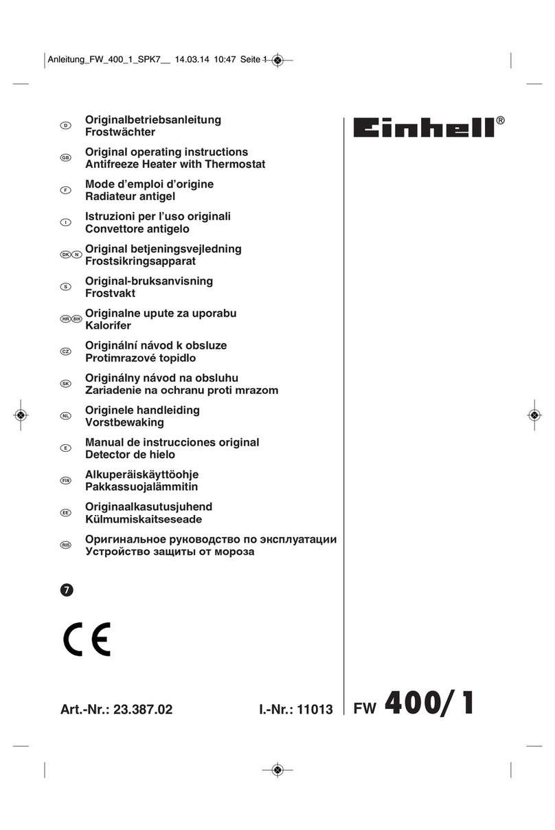 EINHELL FW 400/1 User manual