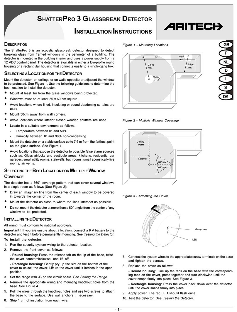 Aritech ShatterPro 3 User manual