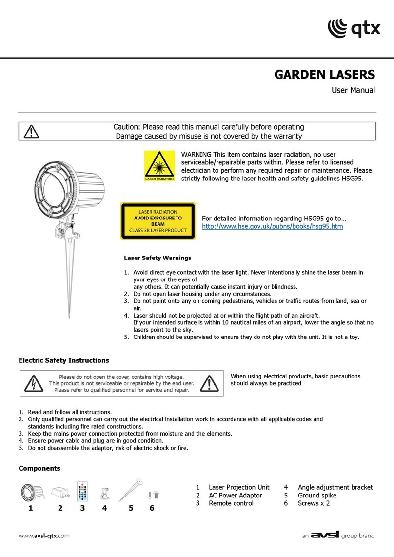 Avsl qtx 152.772UK User manual