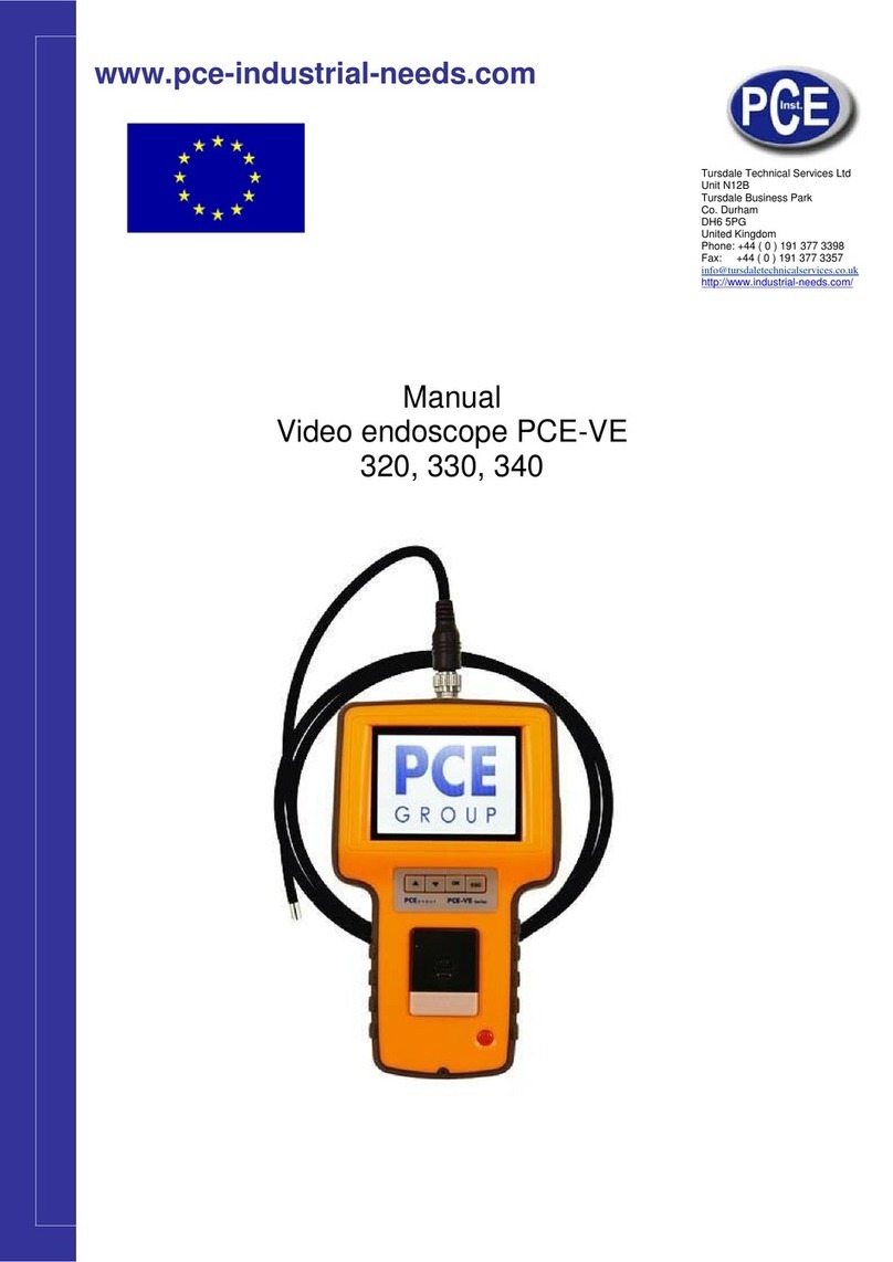 PCE Health and Fitness PCE-VE 320 manual