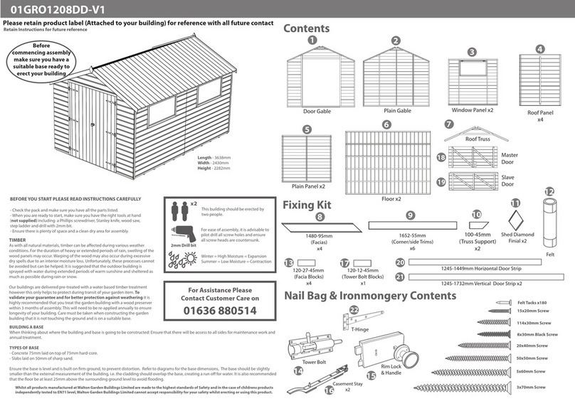 Adley 01GRO1208DD-V1 User manual