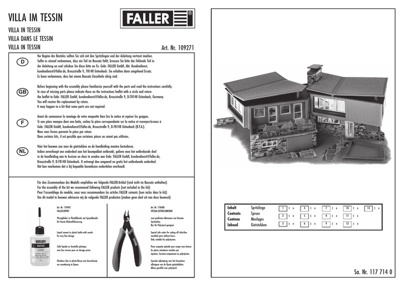 Faller 109271 User manual
