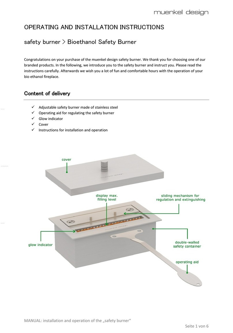 muenkel design FKE-0836 Operating and installation instructions