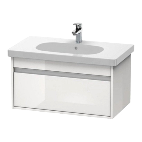 DURAVIT Ketho KT 0062 Mounting instructions
