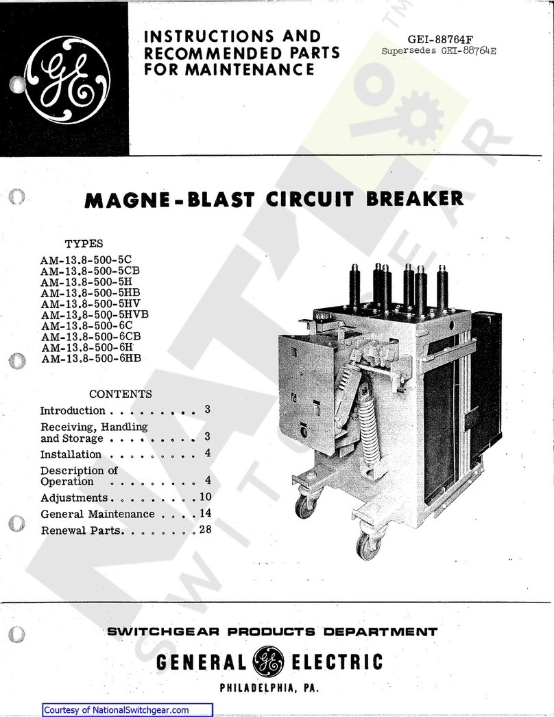 GE AM-13.8-500-5C User manual GE AM-13.8-500-5C User manual