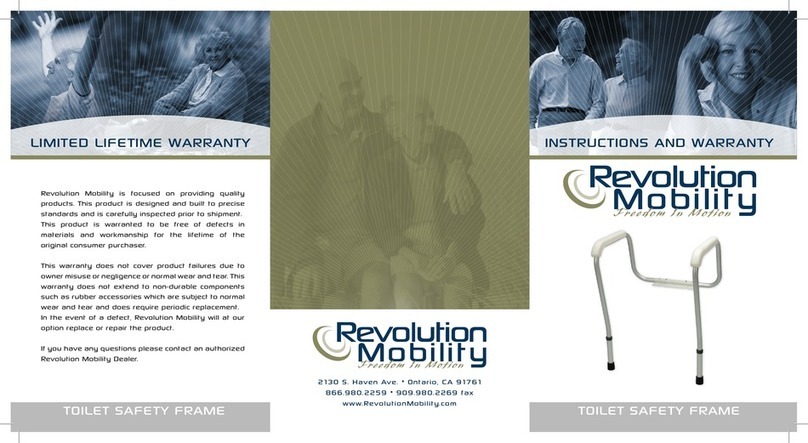 Revolution Mobility Toilet Safety Frame instructions Revolution Mobility Toilet Safety Frame instructions