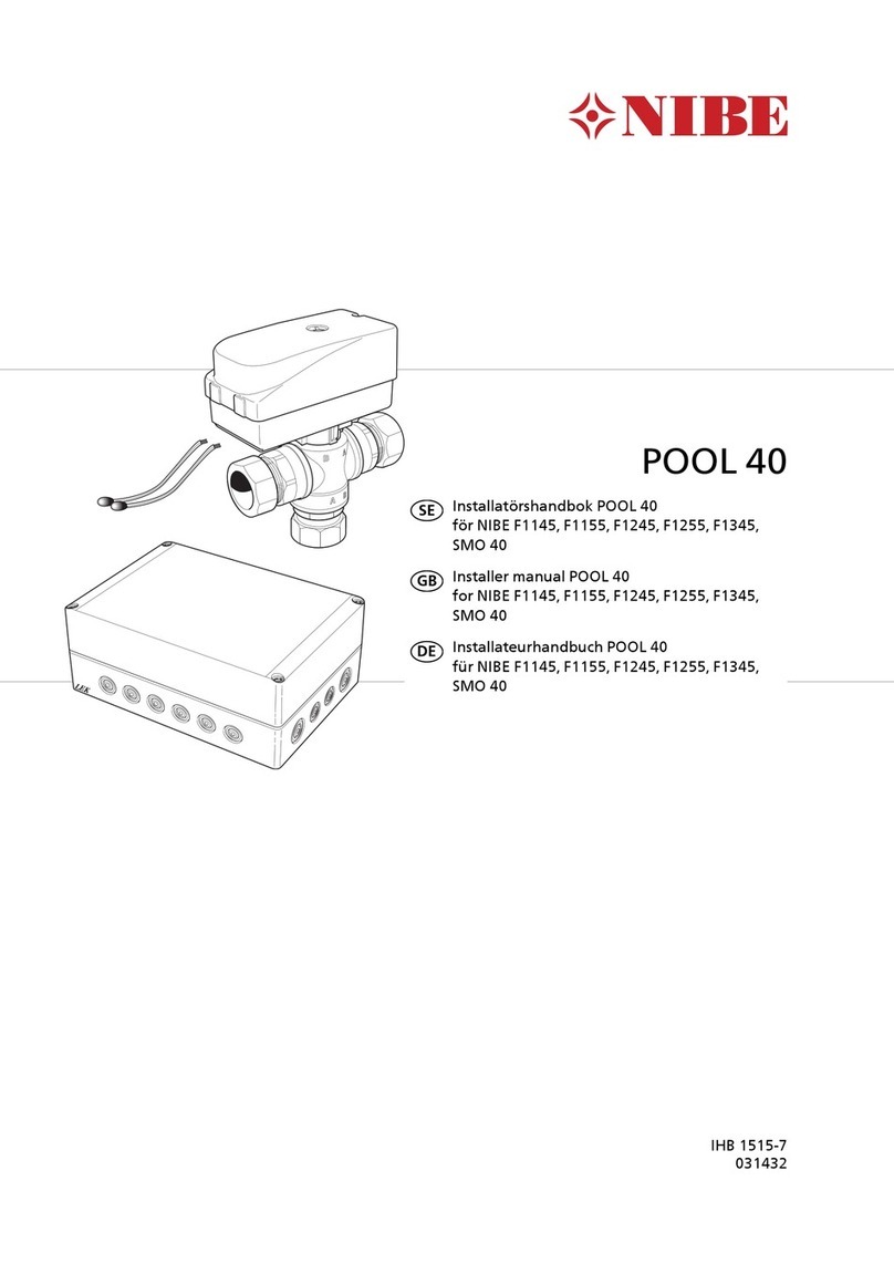 Nibe POOL 40 Installer manual