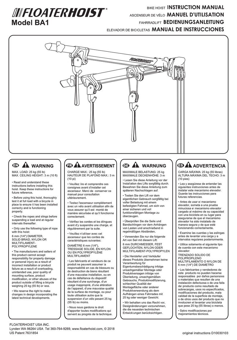 FLOATERHOIST BA1 instruction manual