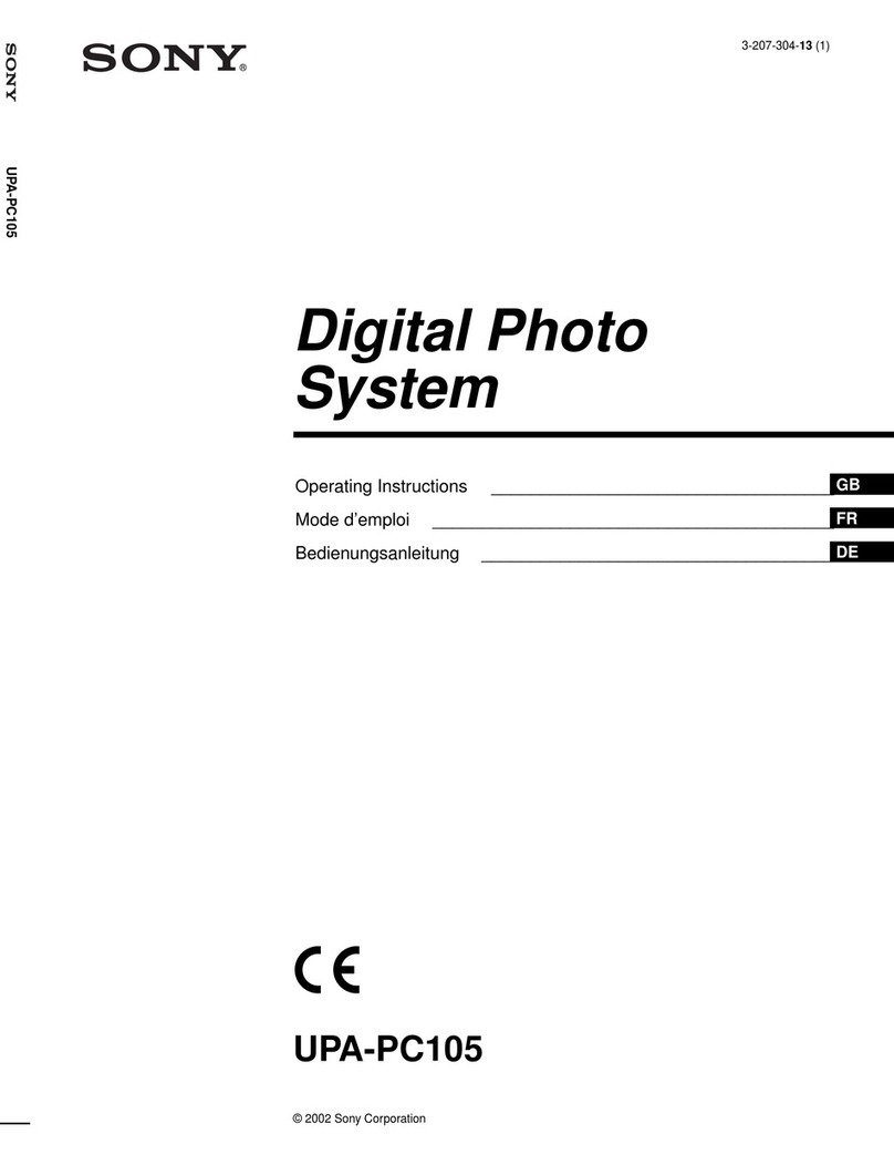 Sony UPA-PC105 User manual