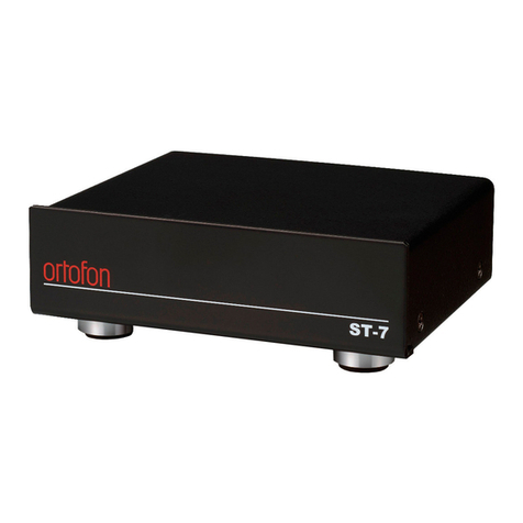 Ortofon ST-7 instruction manual
