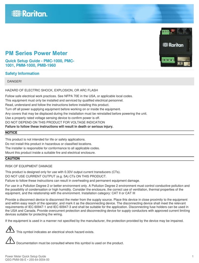 Raritan PM Series Quick setup guide