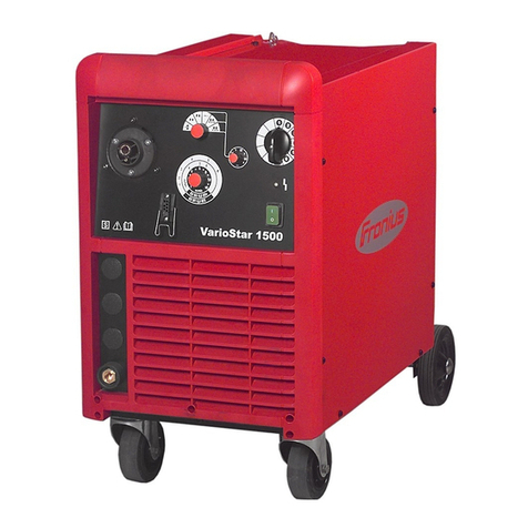 FRO­NIUS VarioStar 1500 Operating instructions/spare parts list