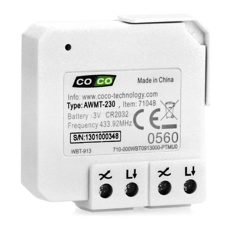 CoCo AWMT-230 Quick installation guide