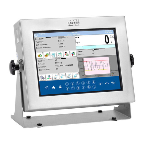 RADWAG HY10 Series user manual