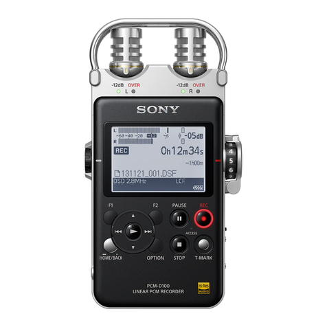 Sony PCM-D100 Reference guide Sony PCM-D100 Reference guide