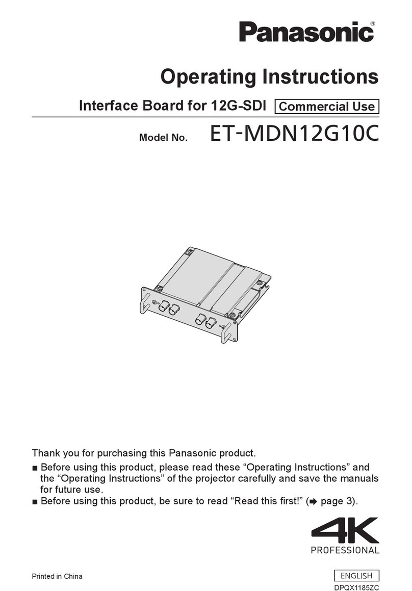 Panasonic ET-MDN12G10C User manual Panasonic ET-MDN12G10C User manual