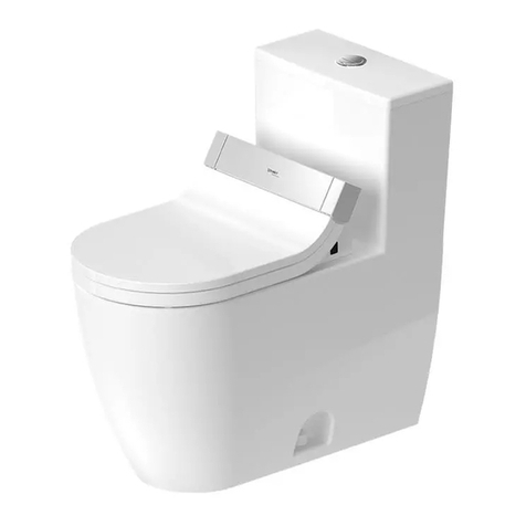 DURAVIT SensoWash C 610001 Series User manual