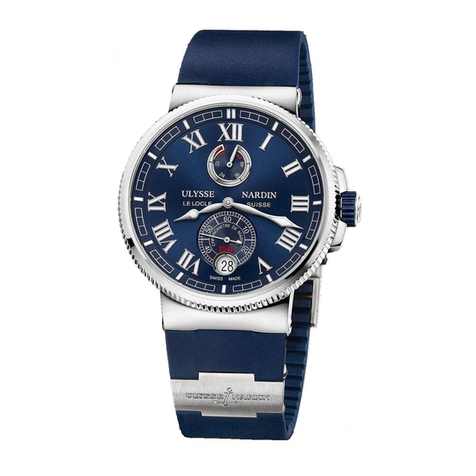 Ulysse Nardin Marine Chronometer Annual Calendar 43 mm User manual Ulysse Nardin Marine Chronometer Annual Calendar 43 mm User manual