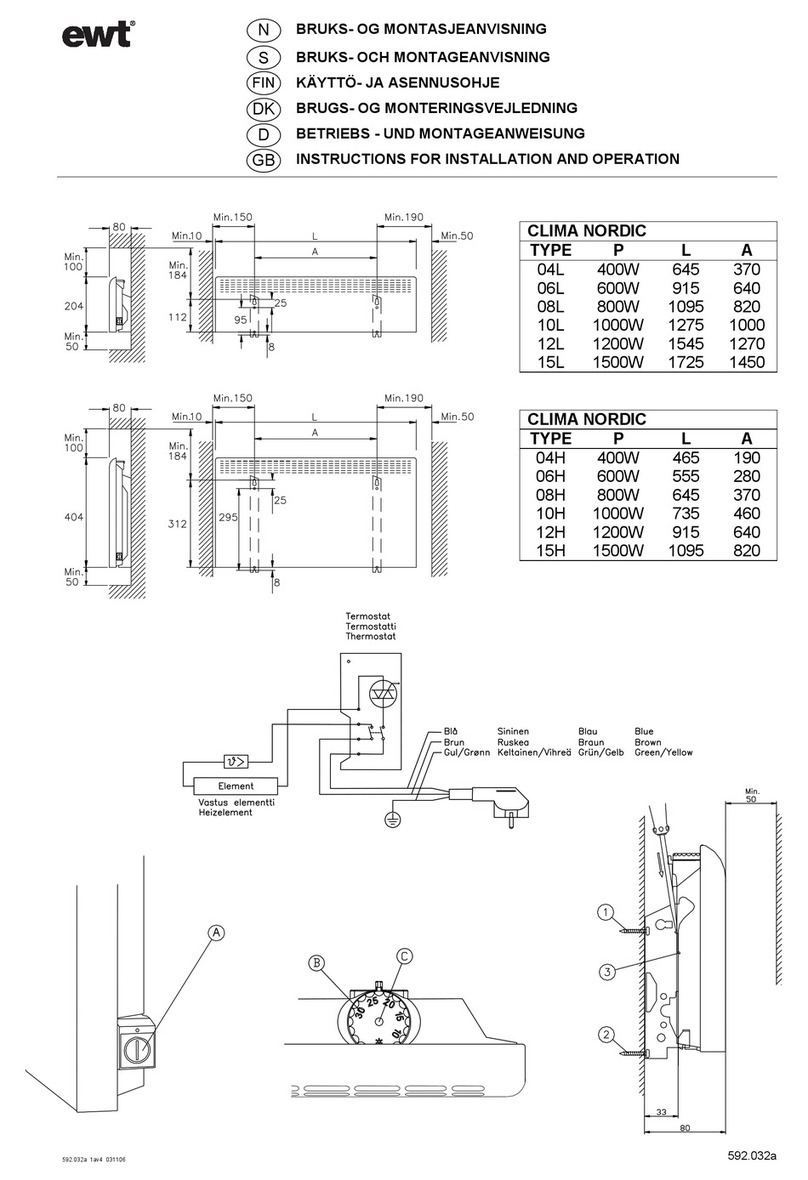 EWT CLIMA NORDIC 04L User guide