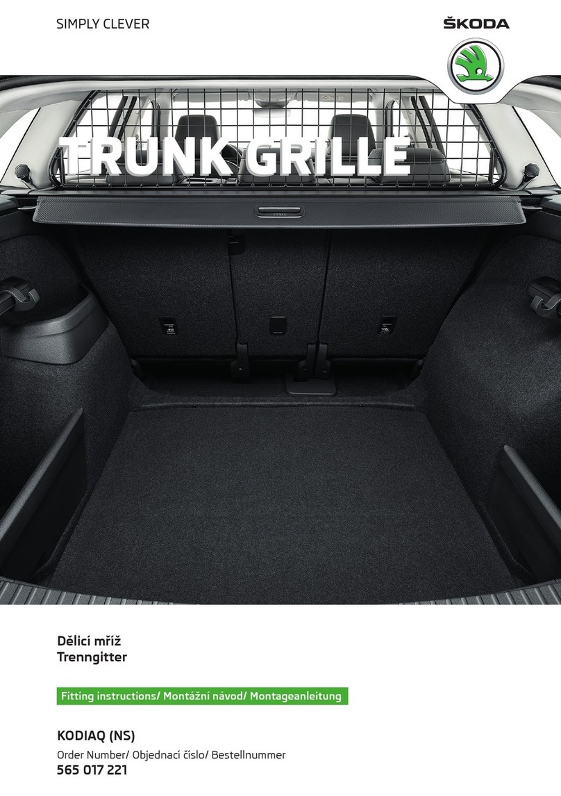 Skoda 565 017 221 Fitting instructions