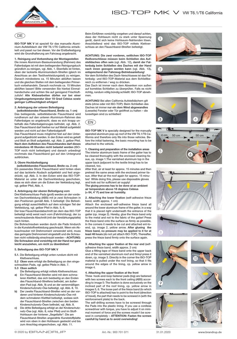 BRANDRUP ISO-TOP MK V manual