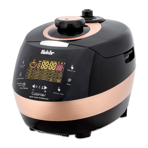 Fakir CUISINIER user manual