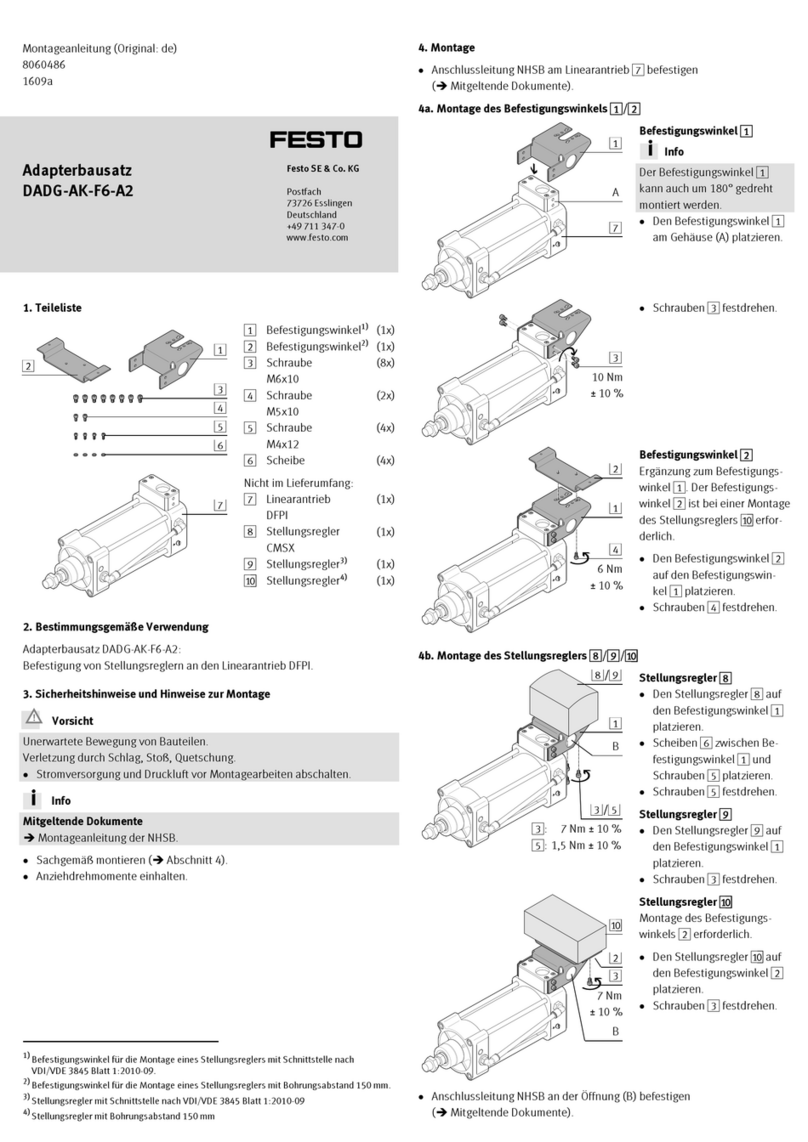 Festo DADG-AK-F6-A2 User manual