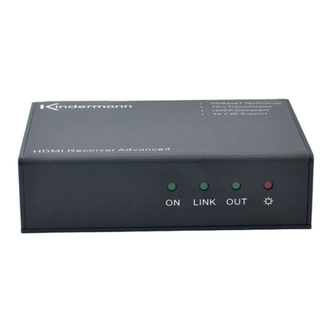 Kindermann Advanced operating instructions