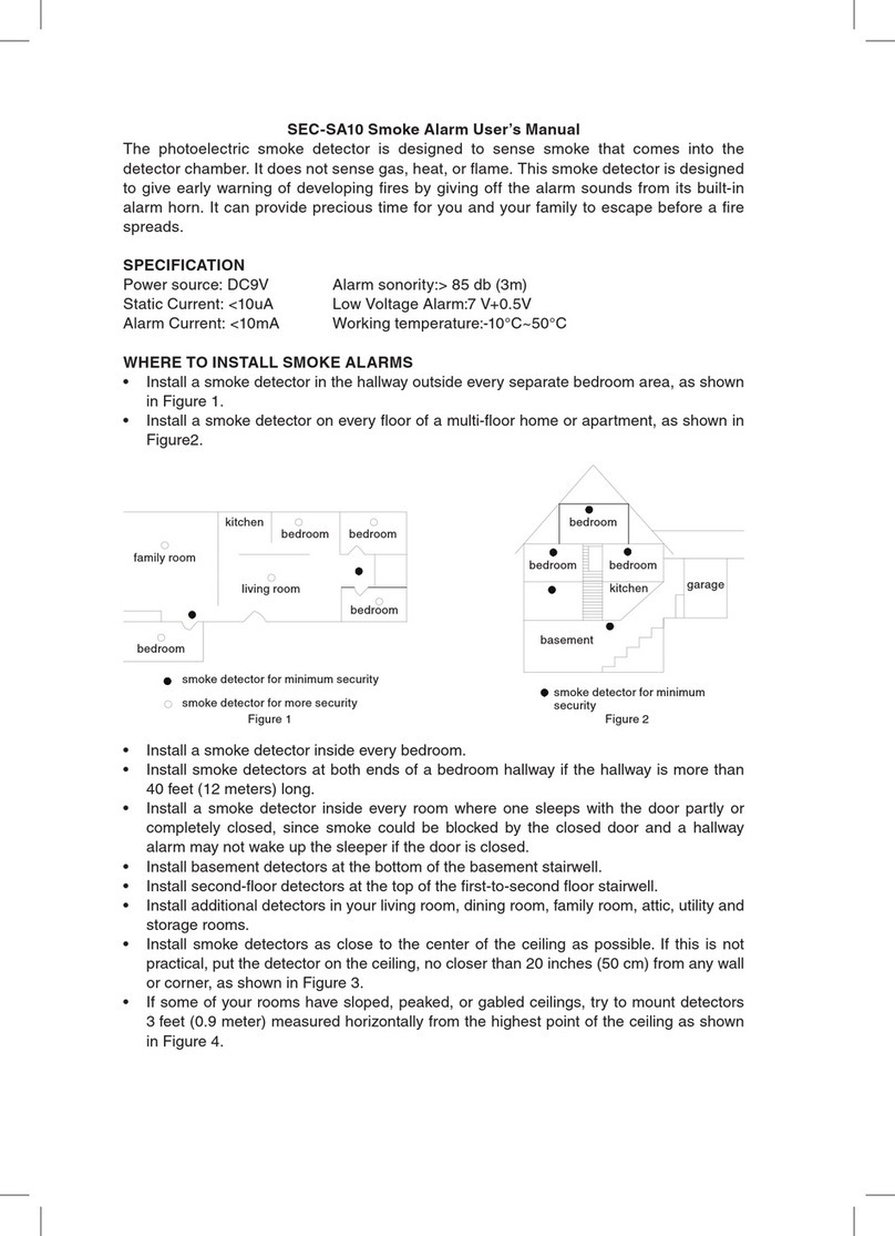 nedis SEC-SA10 user manual