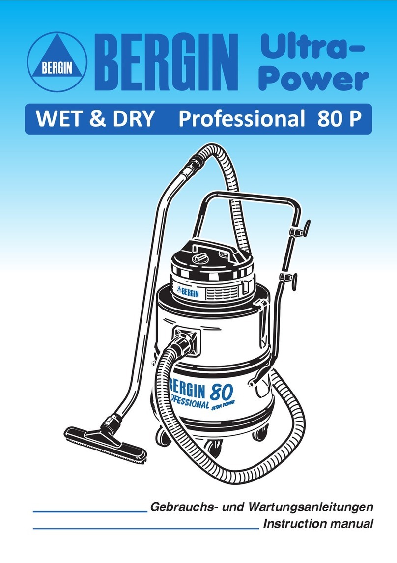 BERGIN Ultra-Power Professional 80 P instruction manual