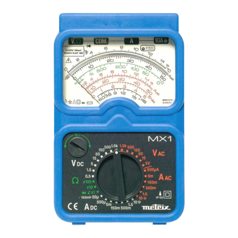 Metrix MX 1 User manual