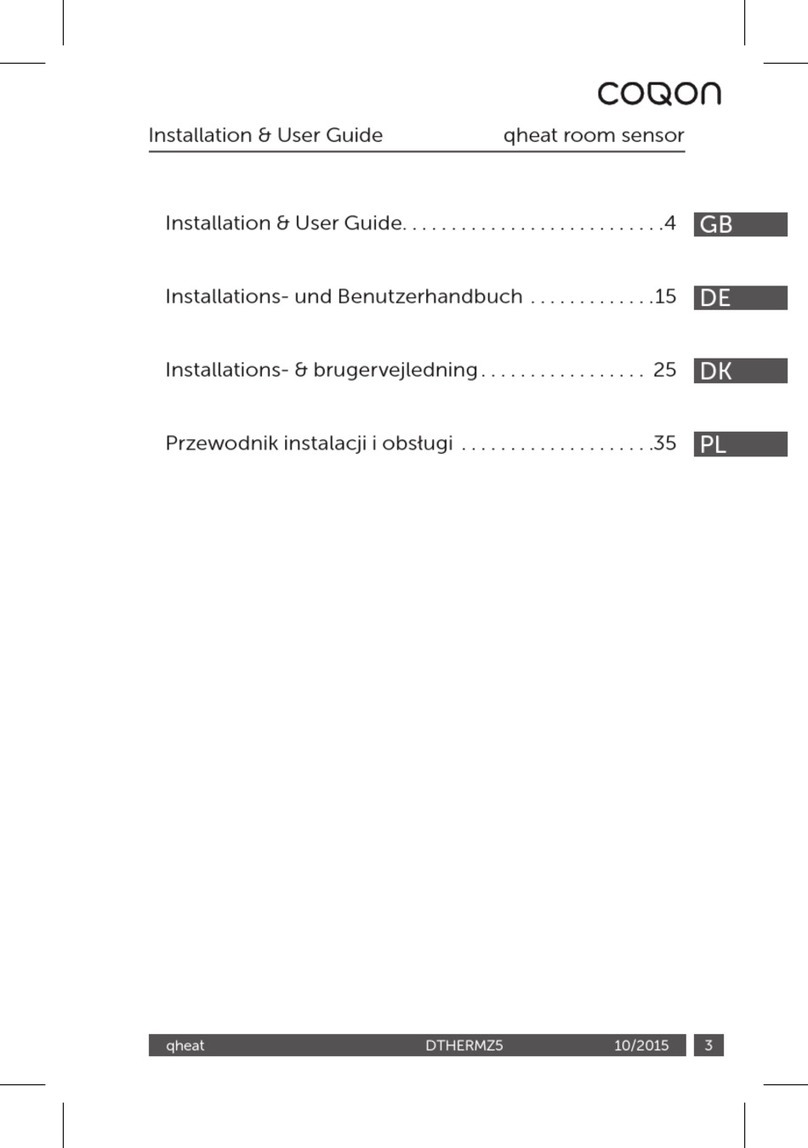 COQON qheat RS Installation & user guide COQON qheat RS Installation & user guide