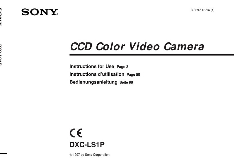 Sony DXC-LS1P User manual