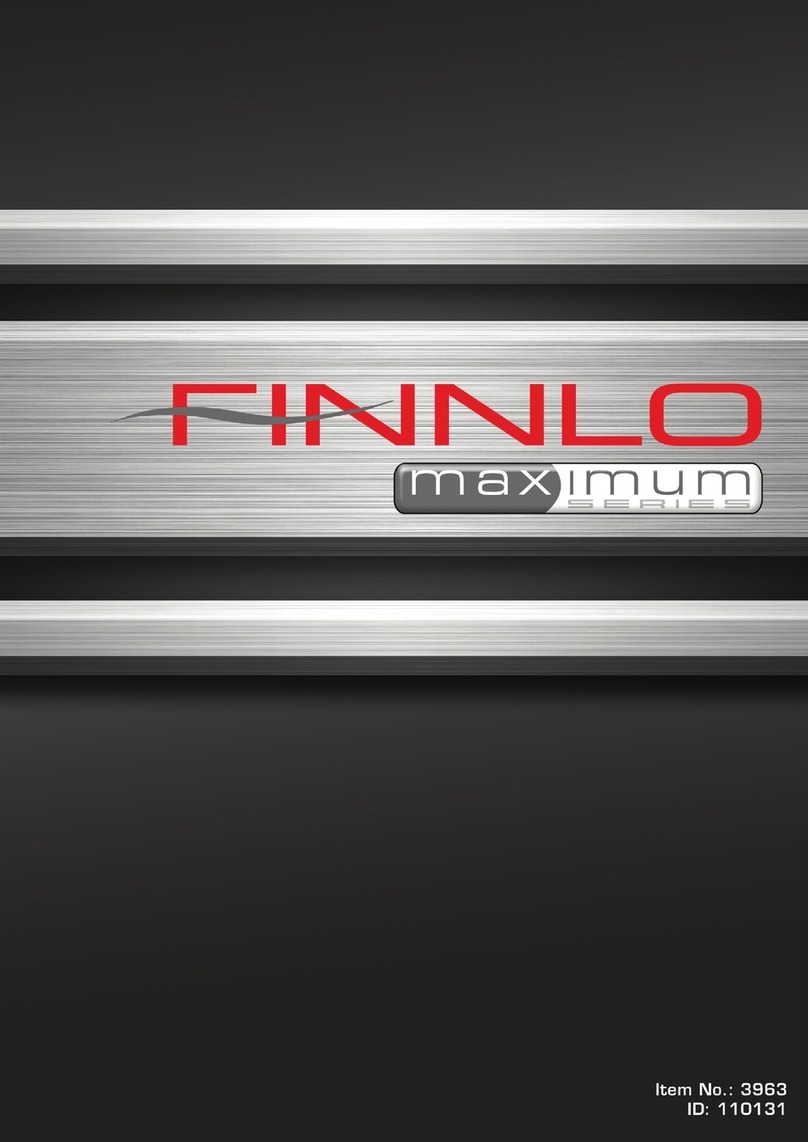 Finnlo maximum Series User manual