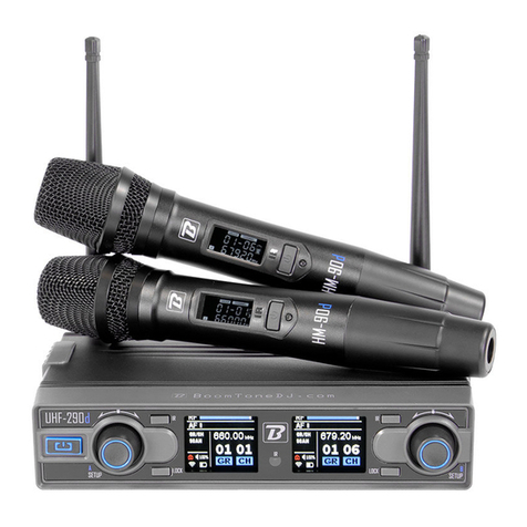 BoomToneDJ UHF-290d user manual