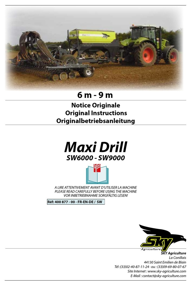 SKY Agriculture Maxi Drill 6000 Original instructions